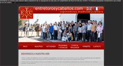 Desktop Screenshot of entretorosycaballos.com