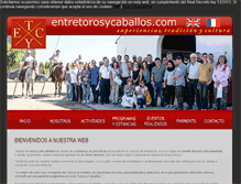 Tablet Screenshot of entretorosycaballos.com